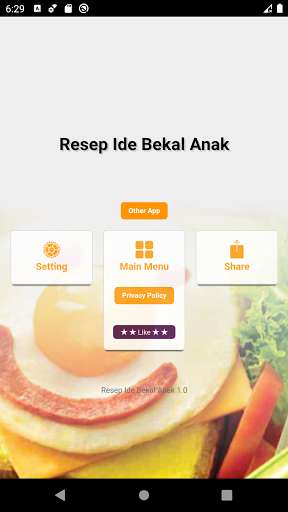 Run android online APK Ide Membuat Bekal Makanan Anak from MyAndroid or emulate Ide Membuat Bekal Makanan Anak using MyAndroid