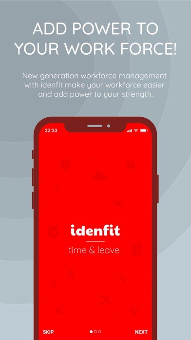 Emulate iPhone app idenfit - time & leave using MyAndroid