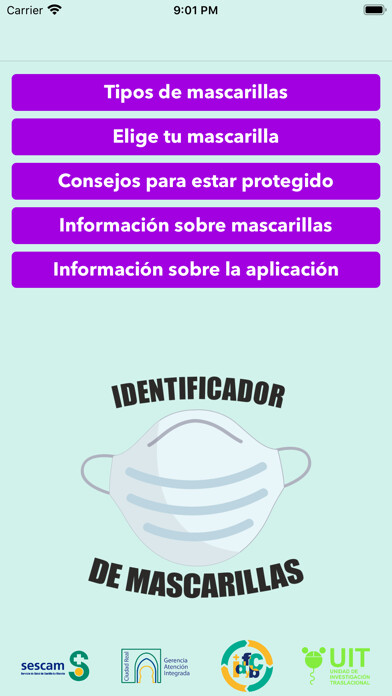 Emulate iPhone app Identificador de mascarilla using MyAndroid Emulate iPhone app Identificador de mascarilla using MyAndroid