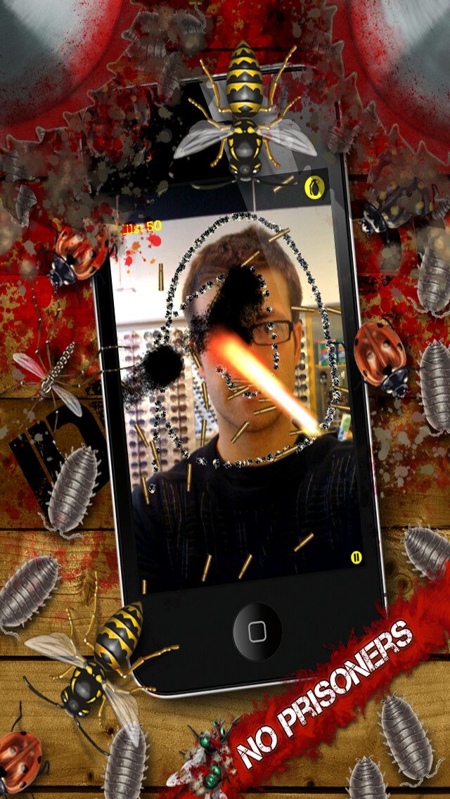 Emulate iPhone app iDestroy Reloaded - torture the bloody bugs with awesome weapons in a sandbox using MyAndroid Emulate iPhone app iDestroy Reloaded - torture the bloody bugs with awesome weapons in a sandbox using MyAndroid