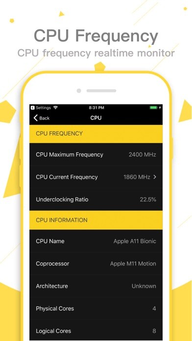 Emulate iPhone app iDeviceMonitor Pro using MyAndroid