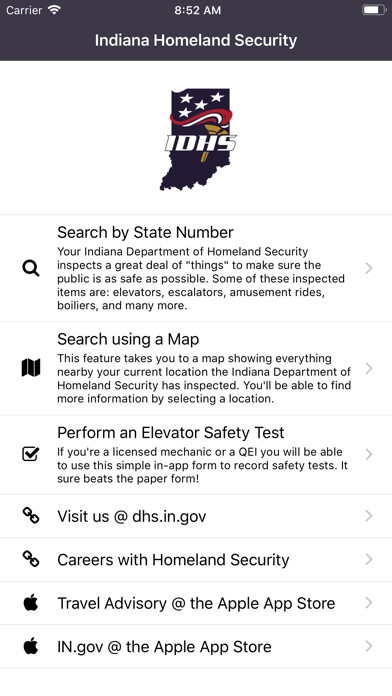 Emulate iPhone app IDHS Public Safety using MyAndroid
