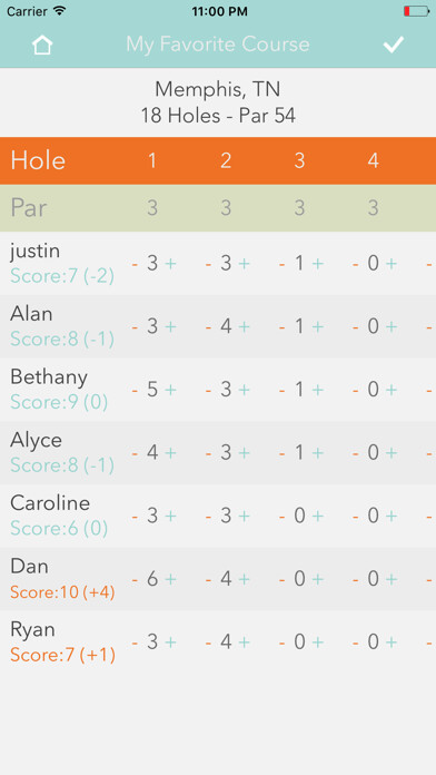 Emulate iPhone app iDisc Golf Scorecard using MyAndroid Emulate iPhone app iDisc Golf Scorecard using MyAndroid