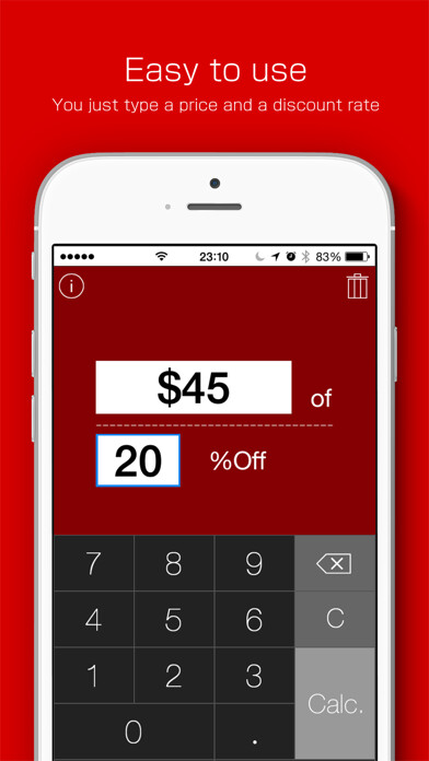 Emulate iPhone app iDiscountCalc using MyAndroid Emulate iPhone app iDiscountCalc using MyAndroid