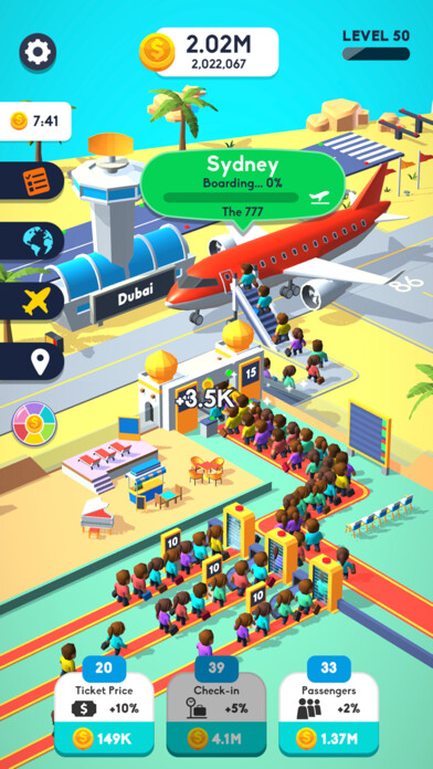 Run android online APK Idle Airline Inc. from MyAndroid or emulate Idle Airline Inc. using MyAndroid