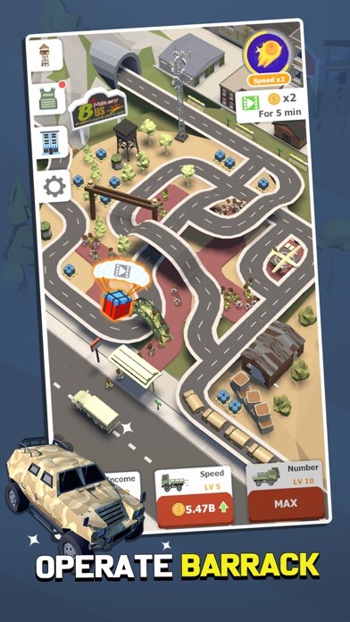 Emulate iPhone app Idle Barrack Tycoon using MyAndroid Emulate iPhone app Idle Barrack Tycoon using MyAndroid