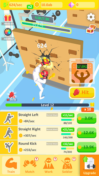 Run android online APK Idle Boxer Life from MyAndroid or emulate Idle Boxer Life using MyAndroid