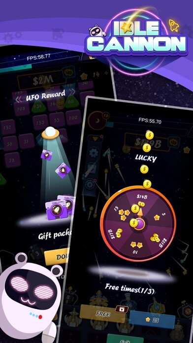 Emulate iPhone app Idle Cannon: Merge & Defense using MyAndroid