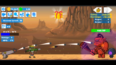 Emulate iPhone app Idle Cannon Quest using MyAndroid Emulate iPhone app Idle Cannon Quest using MyAndroid
