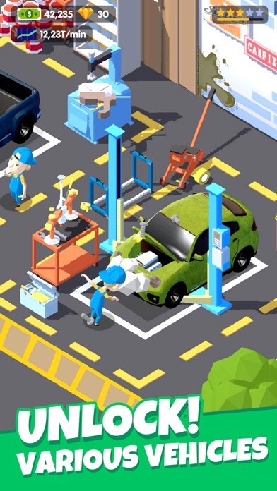 Emulate iPhone app Idle Car Fix - Garage Tycoon using MyAndroid Emulate iPhone app Idle Car Fix - Garage Tycoon using MyAndroid