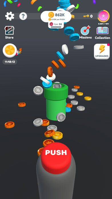 Emulate iPhone app Idle Coin Button: Bitcoin game using MyAndroid Emulate iPhone app Idle Coin Button: Bitcoin game using MyAndroid