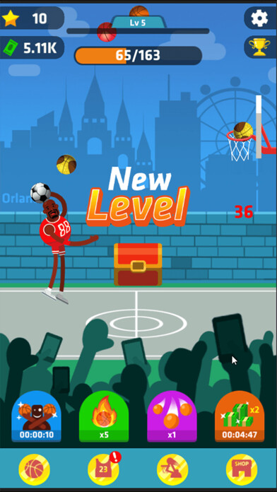 Emulate iPhone app Idle Dunk Masters using MyAndroid Emulate iPhone app Idle Dunk Masters using MyAndroid