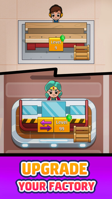 Emulate iPhone app Idle Factory Tycoon: Business! using MyAndroid Emulate iPhone app Idle Factory Tycoon: Business! using MyAndroid