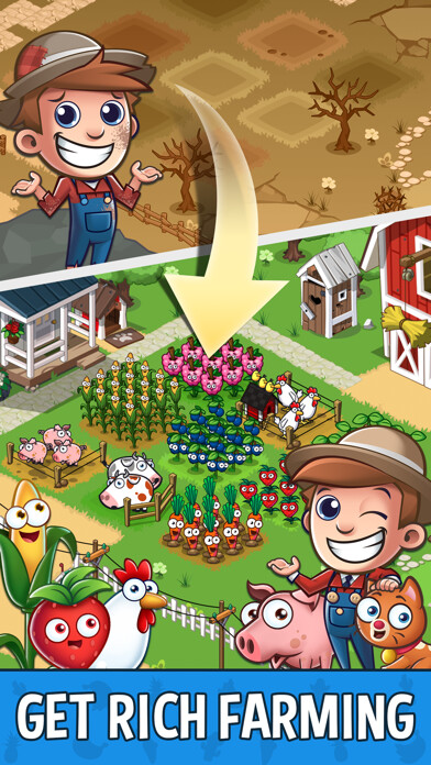Emulate iPhone app Idle Farming Empire using MyAndroid