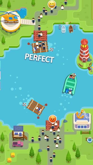 Emulate iPhone app Idle Ferry Tycoon using MyAndroid