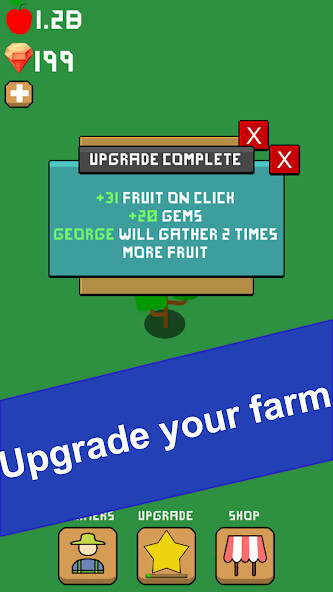 Run android online APK Idle Fruit Farm - Clicker game from MyAndroid or emulate Idle Fruit Farm - Clicker game using MyAndroid