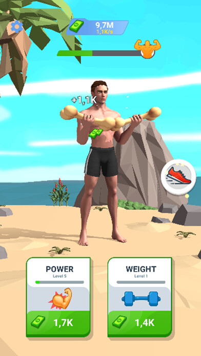 Emulate iPhone app Idle Gym Master using MyAndroid