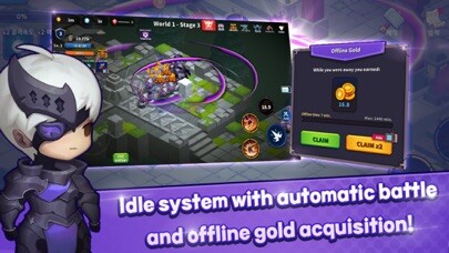 Emulate iPhone app Idle Iron Knight using MyAndroid
