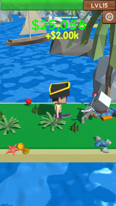 Emulate iPhone app Idle Island using MyAndroid
