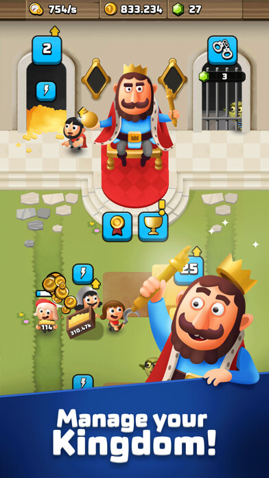 Emulate iPhone app Idle King Tycoon Tap Games using MyAndroid Emulate iPhone app Idle King Tycoon Tap Games using MyAndroid