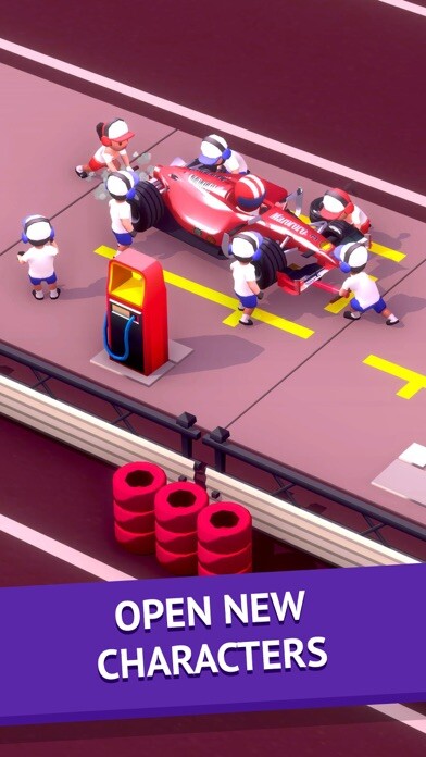 Emulate iPhone app Idle Pit Stop Racing using MyAndroid