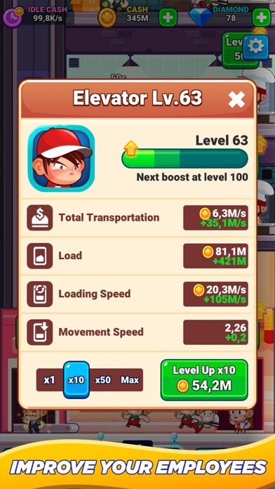 Emulate iPhone app Idle Restaurant Empire Tycoon using MyAndroid Emulate iPhone app Idle Restaurant Empire Tycoon using MyAndroid