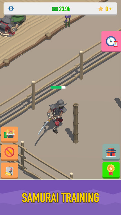 Emulate iPhone app Idle Samurai 3d: Ninja Tycoon using MyAndroid Emulate iPhone app Idle Samurai 3d: Ninja Tycoon using MyAndroid