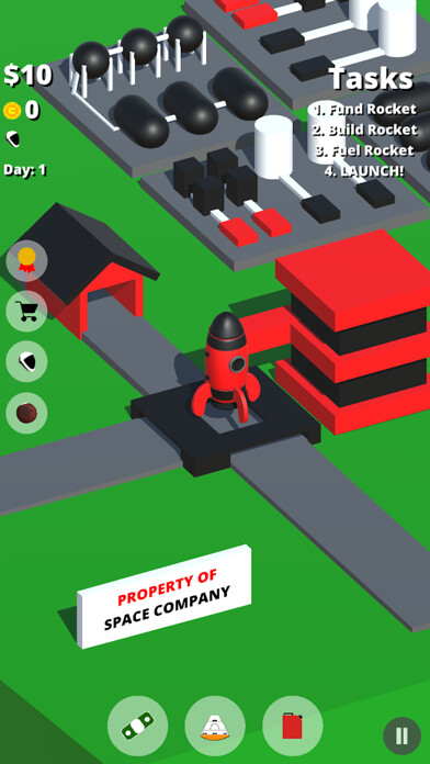 Emulate iPhone app Idle Space Company Tycoon using MyAndroid