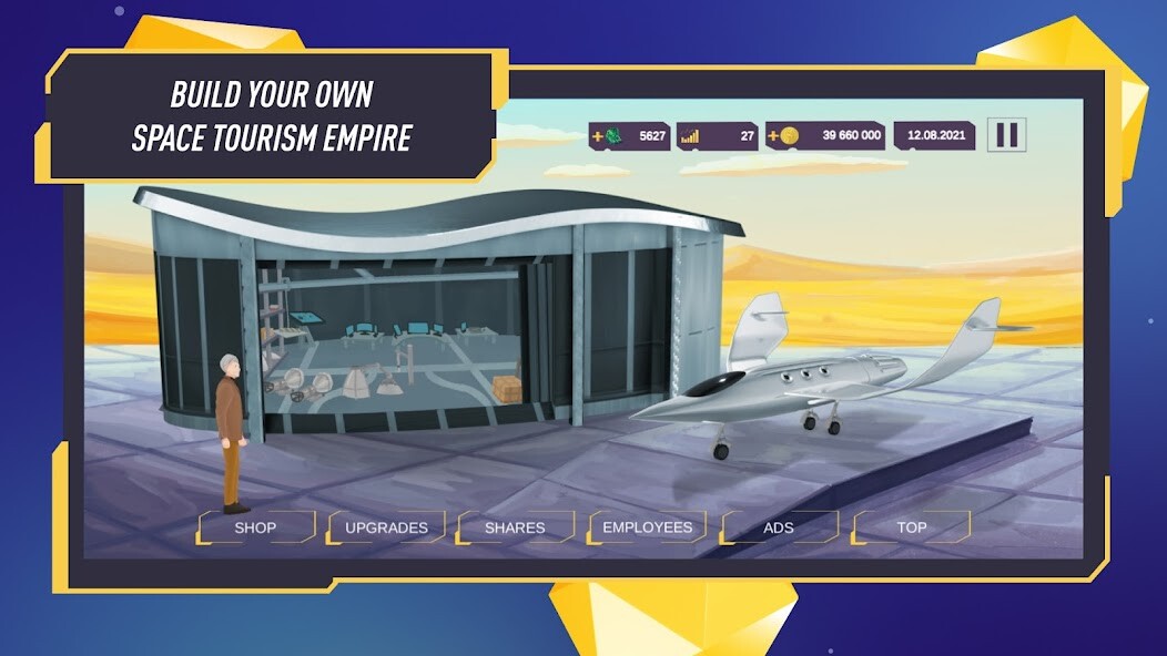 Run android online APK Idle Spaceship Business Tycoon from MyAndroid or emulate Idle Spaceship Business Tycoon using MyAndroid