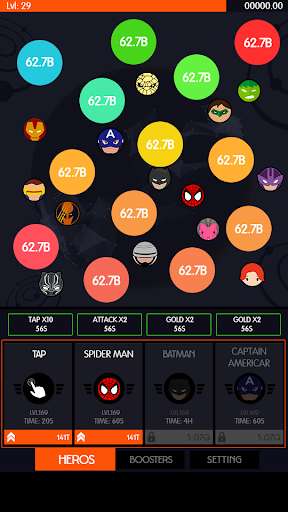 Emulate Android APK Idle Super Heroes Emulate Android APK Idle Super Heroes