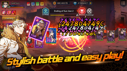 Emulate iPhone app Idle three Kingdoms : Card RPG using MyAndroid