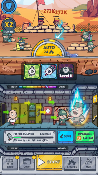 Emulate iPhone app Idle Troop Tycoon using MyAndroid Emulate iPhone app Idle Troop Tycoon using MyAndroid