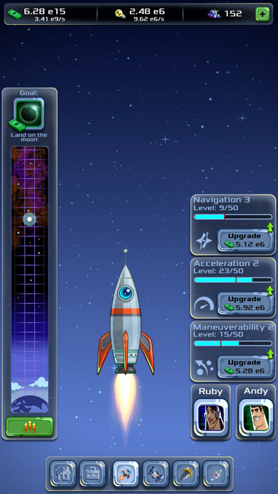 Emulate iPhone app Idle Tycoon: Space Company using MyAndroid Emulate iPhone app Idle Tycoon: Space Company using MyAndroid