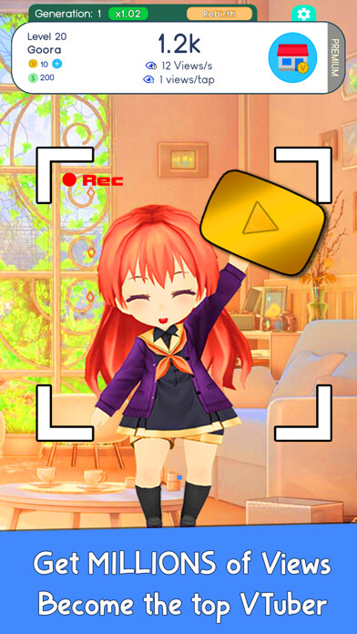 Emulate iPhone app Idle VTuber Simulator using MyAndroid Emulate iPhone app Idle VTuber Simulator using MyAndroid
