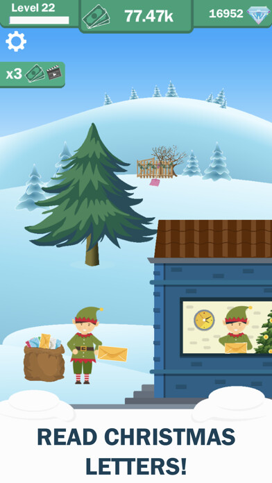 Emulate iPhone app Idle Xmas. Gift Factory Tycoon using MyAndroid Emulate iPhone app Idle Xmas. Gift Factory Tycoon using MyAndroid