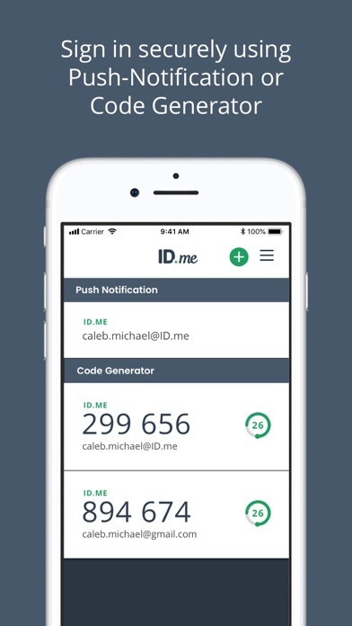 Emulate iPhone app ID.me Authenticator using MyAndroid