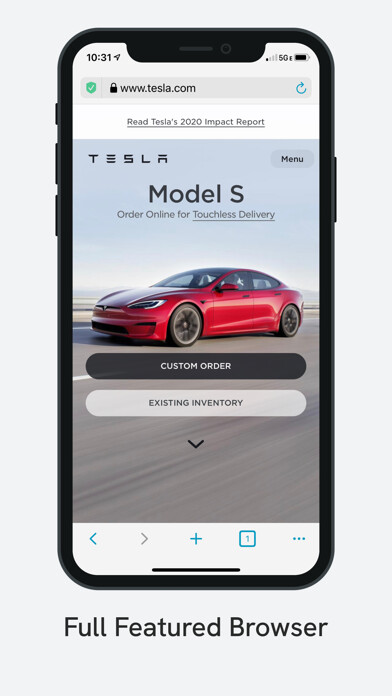 Emulate iPhone app IDNotify: Safe Browser using MyAndroid