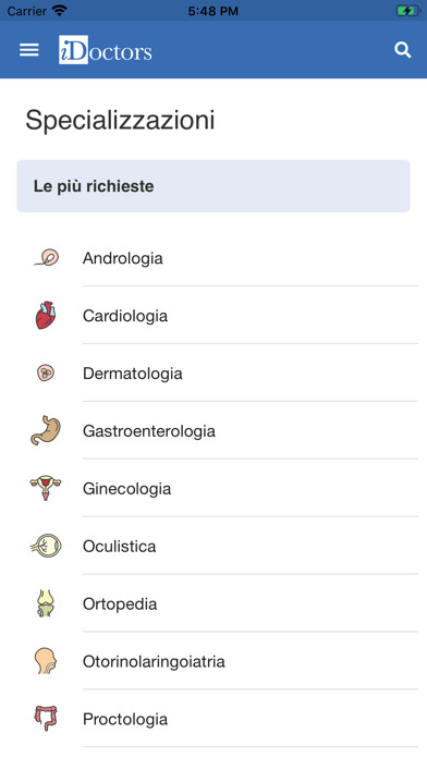 Emulate iPhone app iDoctors – trova il Medico using MyAndroid Emulate iPhone app iDoctors – trova il Medico using MyAndroid