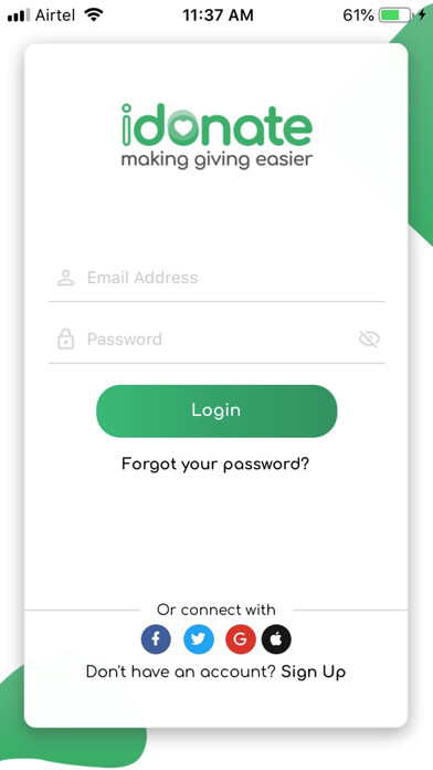 Emulate iPhone app iDonate Fundraiser using MyAndroid Emulate iPhone app iDonate Fundraiser using MyAndroid