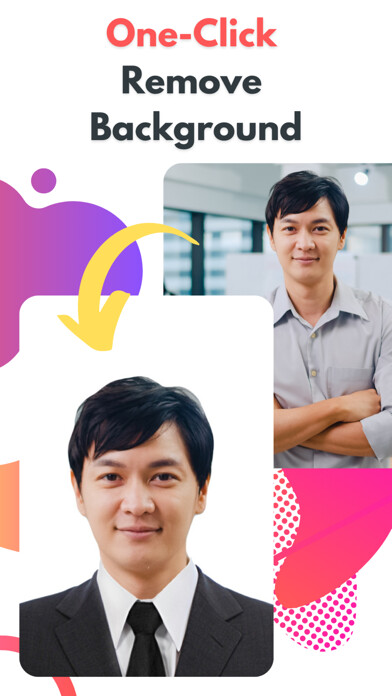 Emulate iPhone app ID Passport Photo - With AI using MyAndroid