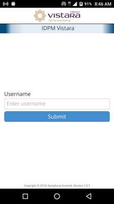 Emulate Android APK IDPM Vistara