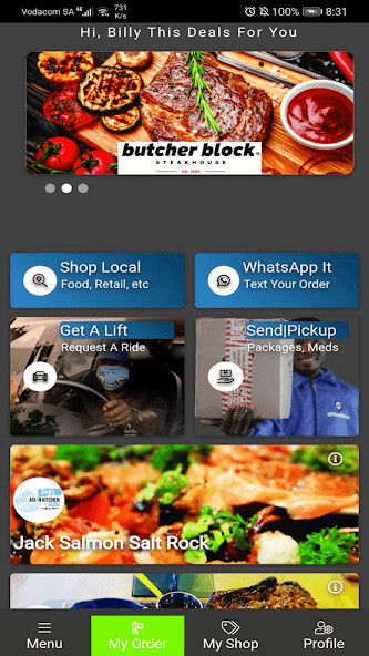 Run android online APK iDriveThru from MyAndroid or emulate iDriveThru using MyAndroid