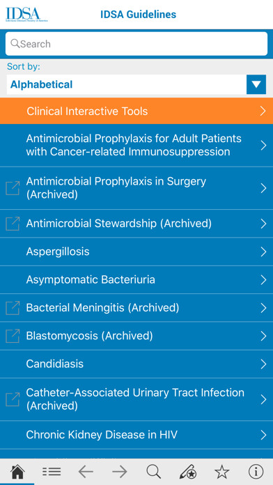 Emulate iPhone app IDSA Practice Guidelines using MyAndroid Emulate iPhone app IDSA Practice Guidelines using MyAndroid