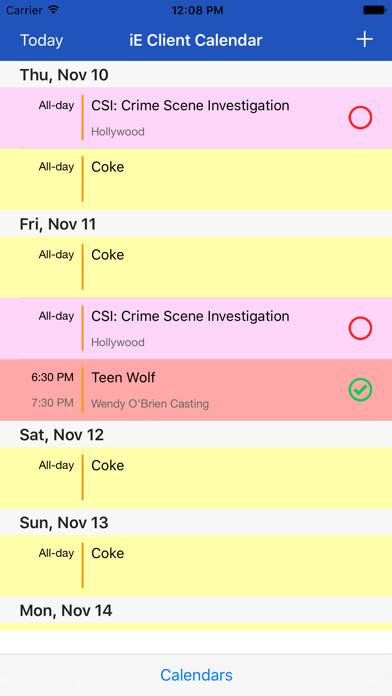 Emulate iPhone app iE Client Calendar using MyAndroid Emulate iPhone app iE Client Calendar using MyAndroid