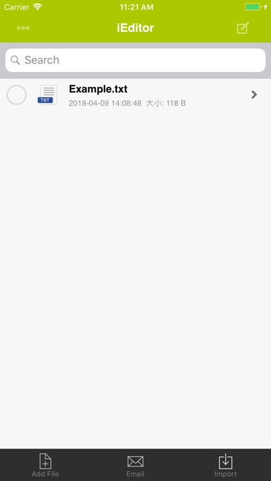 Emulate iPhone app iEditor – Text Code Editor using MyAndroid Emulate iPhone app iEditor – Text Code Editor using MyAndroid