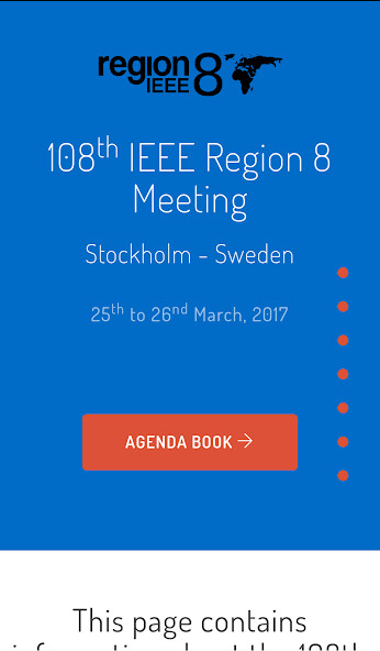Run android online APK IEEE Region 8 Stockholm 2017 from MyAndroid or emulate IEEE Region 8 Stockholm 2017 using MyAndroid