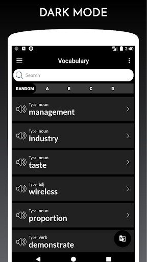 Run android online APK IELTS Advanced Words: Flashcards - Examples from MyAndroid or emulate IELTS Advanced Words: Flashcards - Examples using MyAndroid