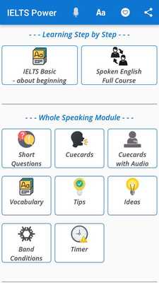 Emulate Android APK IELTS Power