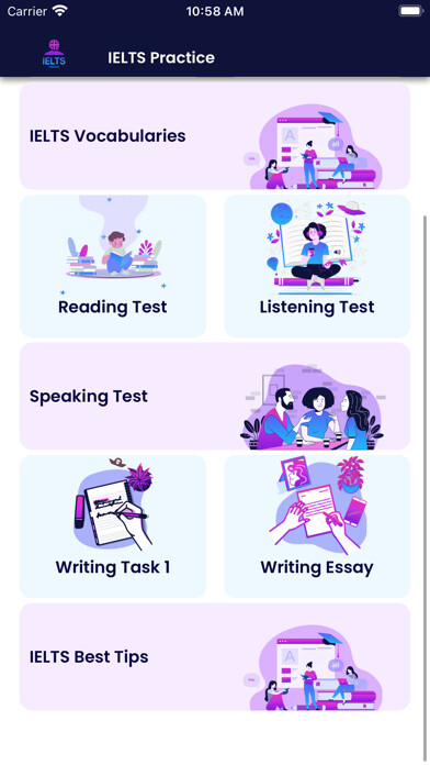 Emulate iPhone app IELTS Practice Test using MyAndroid Emulate iPhone app IELTS Practice Test using MyAndroid