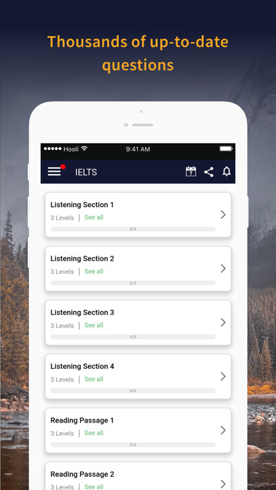 Emulate iPhone app IELTS® Test Pro 2019 using MyAndroid Emulate iPhone app IELTS® Test Pro 2019 using MyAndroid